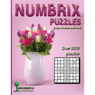 Numbrix Puzzles: Easy, Medium and Hard