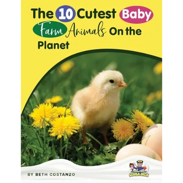 Baby Farm Animals Booklet With Activities for Kids ages 4-8