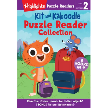 Kit and Kaboodle Puzzle Reader Collection: Level 2 6-In-1 Story Collection for Kids Learning to Read, Practice Reading with Puzzle Fun