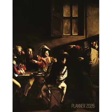 Caravaggio Planner 2026: The Calling of Saint Matthew Beautiful Christian Art Year Organizer: January-December (12 Months)