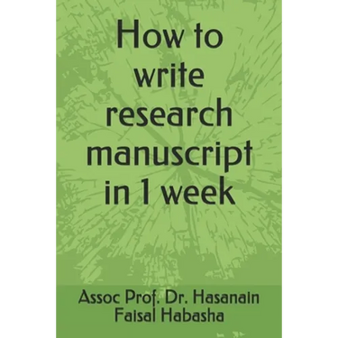 How to write research manuscript in 1 week