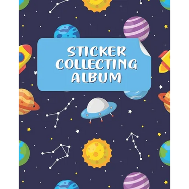 Sticker Collecting Album: Sticker Collection Book & Blank Sticker Collecting Album for Kids, Children, Boys & Girls on their Own Sticker Activit