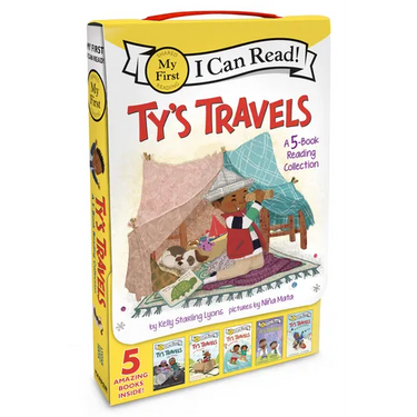 Ty's Travels: A 5-Book Reading Collection: Zip, Zoom!, All Aboard!, Beach Day!, Lab Magic, Winter Wonderland