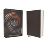 Niv, Clear Focus Bible, Leathersoft, Charcoal Brown: Read More of the Bible with Better Focus