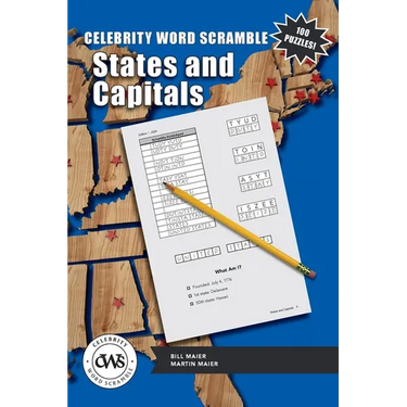 Celebrity Word Scramble States and Capitals