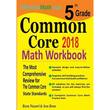 5th Grade Common Core Math Workbook: The Most Comprehensive Review for The Common Core State Standards