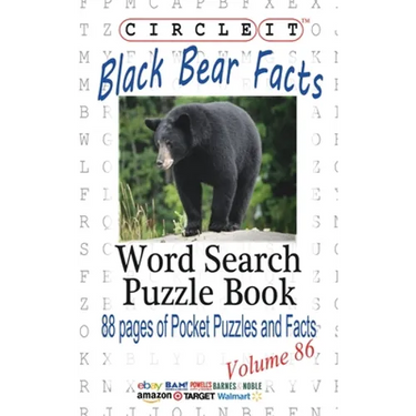 Circle It, Black Bear Facts, Word Search, Puzzle Book