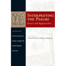 Interpreting the Psalms: Issues and Approaches