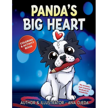 Panda's Big Heart Coloring & Activity Book