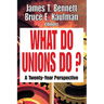 What Do Unions Do?: A Twenty-year Perspective