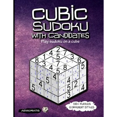 Cubic Sudoku With Candidates: Play sudoku on a cube