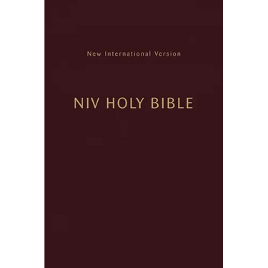 Niv, Holy Bible, Compact, Paperback, Burgundy, Comfort Print