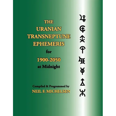 The Uranian Transneptune Ephemeris for 1900-2050 at Midnight
