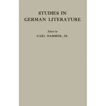 Studies in German Literature