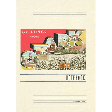 Vintage Lined Notebook Greetings from Ozark