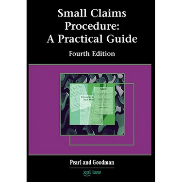 Small Claims Procedure: A Practical Guide (Fourth Edition)