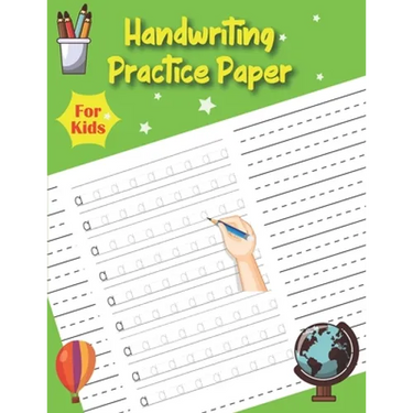 Handwriting Practice Paper For Kids: Letters Tracing Book for Preschoolers Practice Letters Numbers Shapes and Lines with pen smoothly