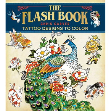 Flash Book: Hand-Drawn Tattoos to Color