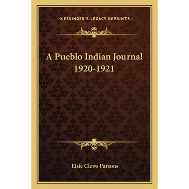 A Pueblo Indian Journal 1920-1921