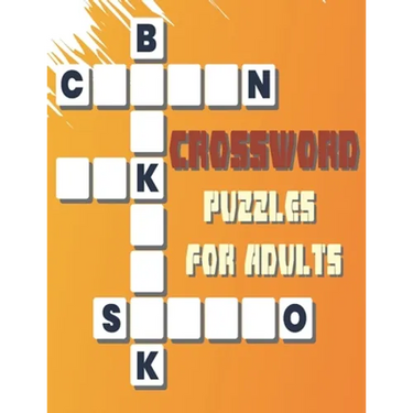 Crossword Puzzels for Adults: 42 Puzzles Brain for Men, Women; Adult & Seniors; Medium Difficulty; EASY TO READ