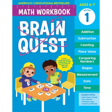 Brain Quest Math Workbook: 1st Grade