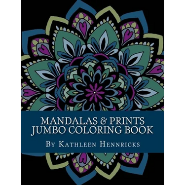 Mandalas & Prints Jumbo Coloring Book