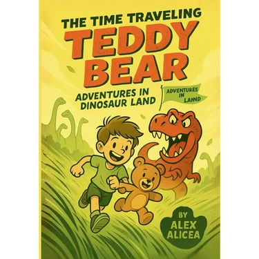 The Time Traveling Teddy Bear: Adventures in Dinosaur Land