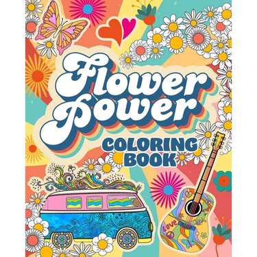 Flower Power Coloring Book: Over 45 Images