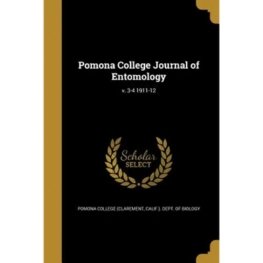 Pomona College Journal of Entomology; v. 3-4 1911-12