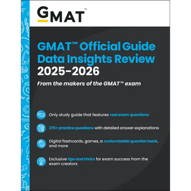 GMAT Official Guide Data Insights Review 2025-2026: Book + Online Question Bank