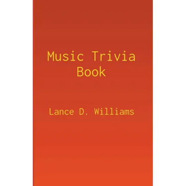 Music Trivia Book