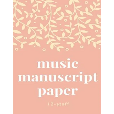 Music manuscript book