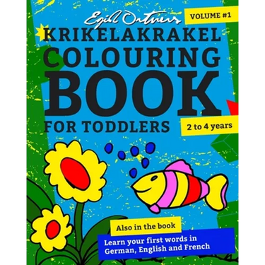 Krikelakrakel Colouring Book for Toddlers: Volume #1