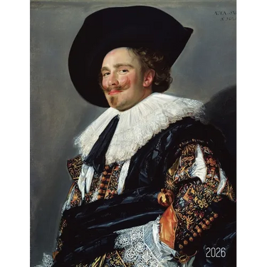 Frans Hals Planner 2026: The Laughing Cavalier Organizer Calendar Year January-December 2026 (12 Months) Dutch Baroque Art Painting