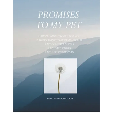 Promises To My Pet: A Guide To Planning For Your Pet's Care