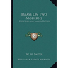 Essays On Two Moderns: Euripides And Samuel Butler