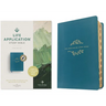 NLT Life Application Study Bible, Third Edition (Leatherlike, Teal Blue, Indexed, Red Letter)