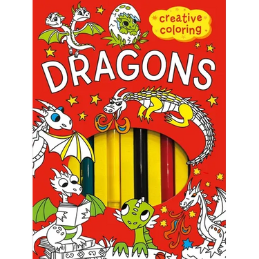 Creative Coloring: Dragons Mini-Coloring Kit