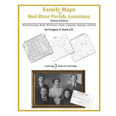 Family Maps of Red River Parish, Louisiana