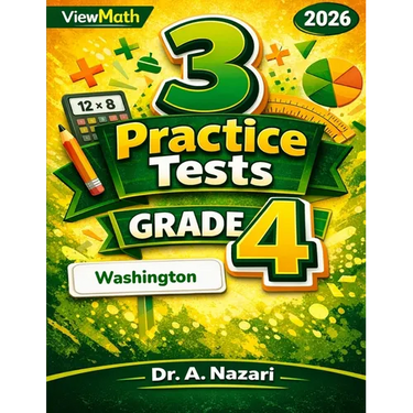 3 Washington SBA Grade 4 Math Practice Tests: Full-Length Test Prep with Detailed Answer Explanations