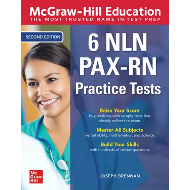 McGraw-Hill Education 6 Nln Pax-RN Practice Tests, Second Edition