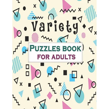 Variety Puzzles book for adults: Puzzle Activity Book for Adults, 140+ Large Print Mixed Puzzles - Word search, Sudoku, Cryptograms, Word Scramble