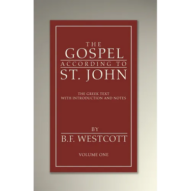 The Gospel According to St. John, Volume 1