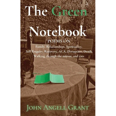 The Green Notebook: Poems on Family, Relationships, Spirituality, Self-Enquiry, Recovery, Aca, Disruption, Death, Walking through the mirror and Cats