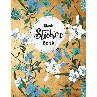 Vintage Flower Mothers Day Blank Sticker: Vintage Flower Mothers Day Blank Sticker: Vintage Flower sticker collection books blank, sticker book blank