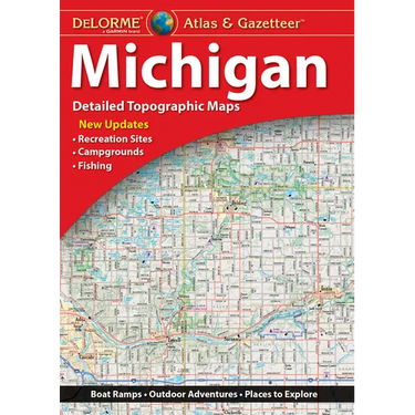 Delorme Atlas & Gazetteer Michigan 17e