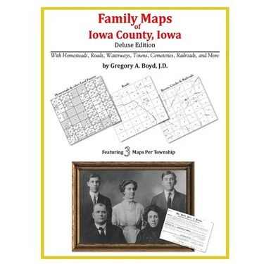 Family Maps of Iowa County, Iowa