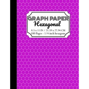 Hexagonal Graph Paper Notebook: Organic Chemistry & Biochemistry Note Book, 1/4 inch hexagons (Science Notebooks Series)