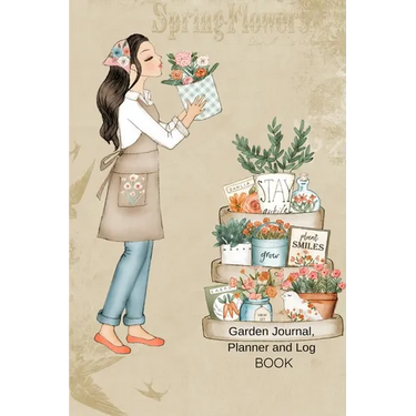 Garden Journal, Planner and Log Book: Comprehensive Garden Notebook with Garden Record Diary, Garden Plan Worksheet, Monthly or Seasonal Planting Plan