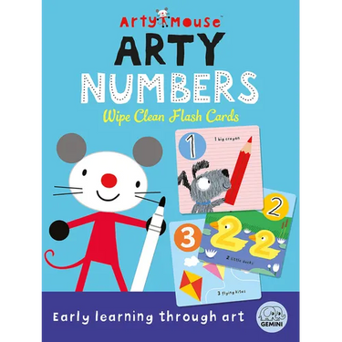 Arty Mouse Numbers Wipe Clean Flash Cards: Number and Counting Practice for Preschool and Early Learners